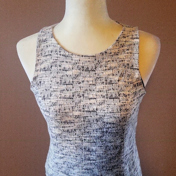 LOFT Sleeveless Sheath Lightweight Textured Space Dye Color Lined - Picture 2 of 5